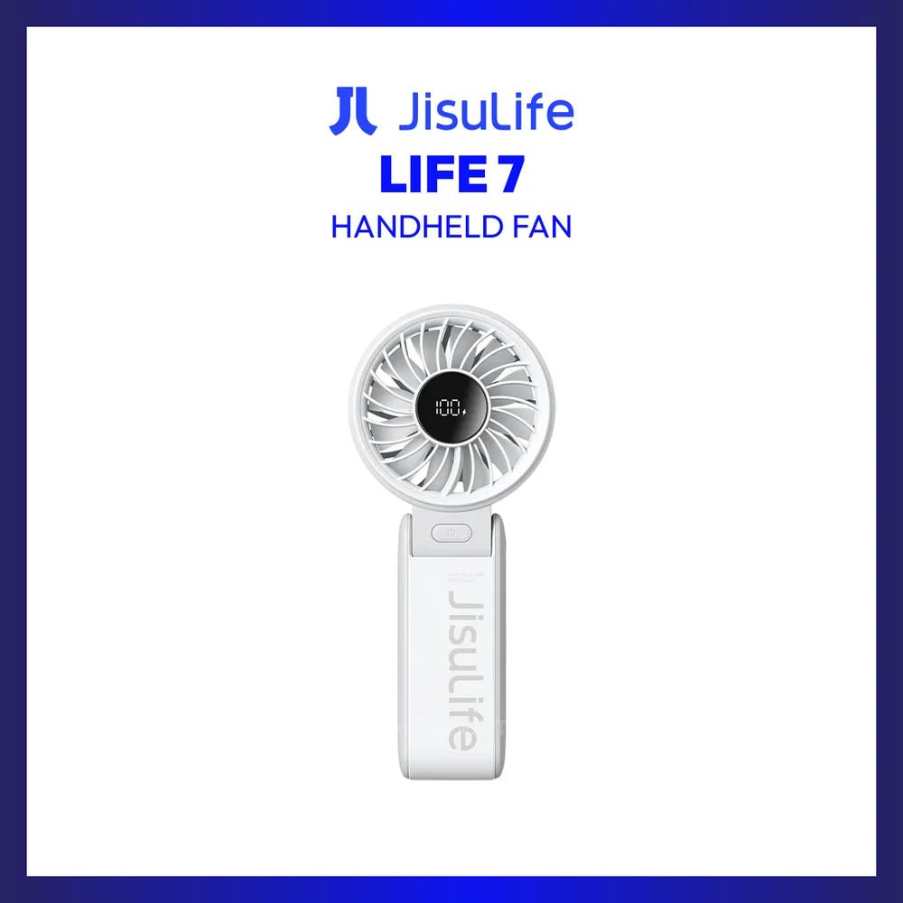 JisuLife Handheld Fan Life 7 (Grey) | GigaHertz