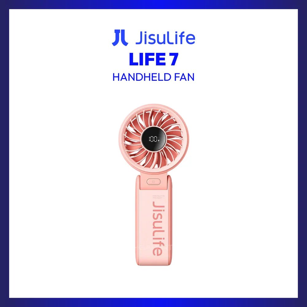 JisuLife Handheld Fan Life 7 (Pink) | GigaHertz