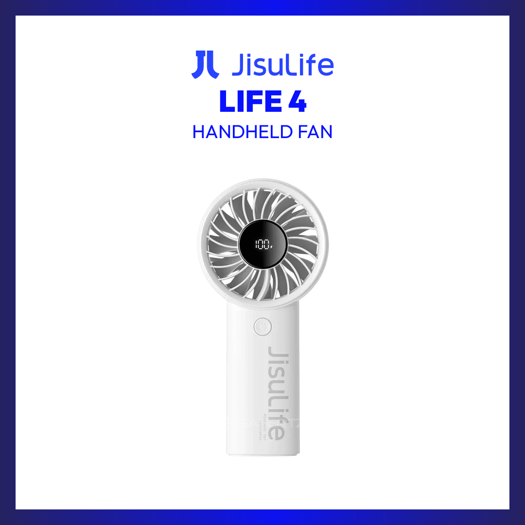 JisuLife Handheld Fan Life4 (Grey) | GigaHertz