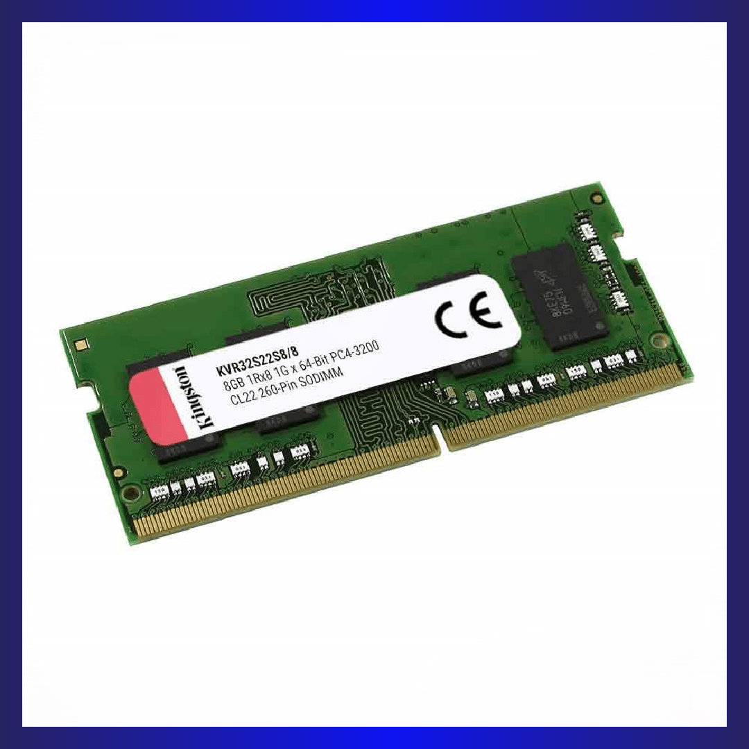 Kingston 8GB DDR4 3200MHZ CL22 SODIMM (KVR32S22S6) | GigaHertz