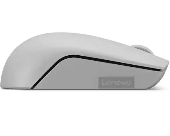 Lenovo 300 Wireless Compact Mouse (Arctic Grey) with battery | GigaHertz