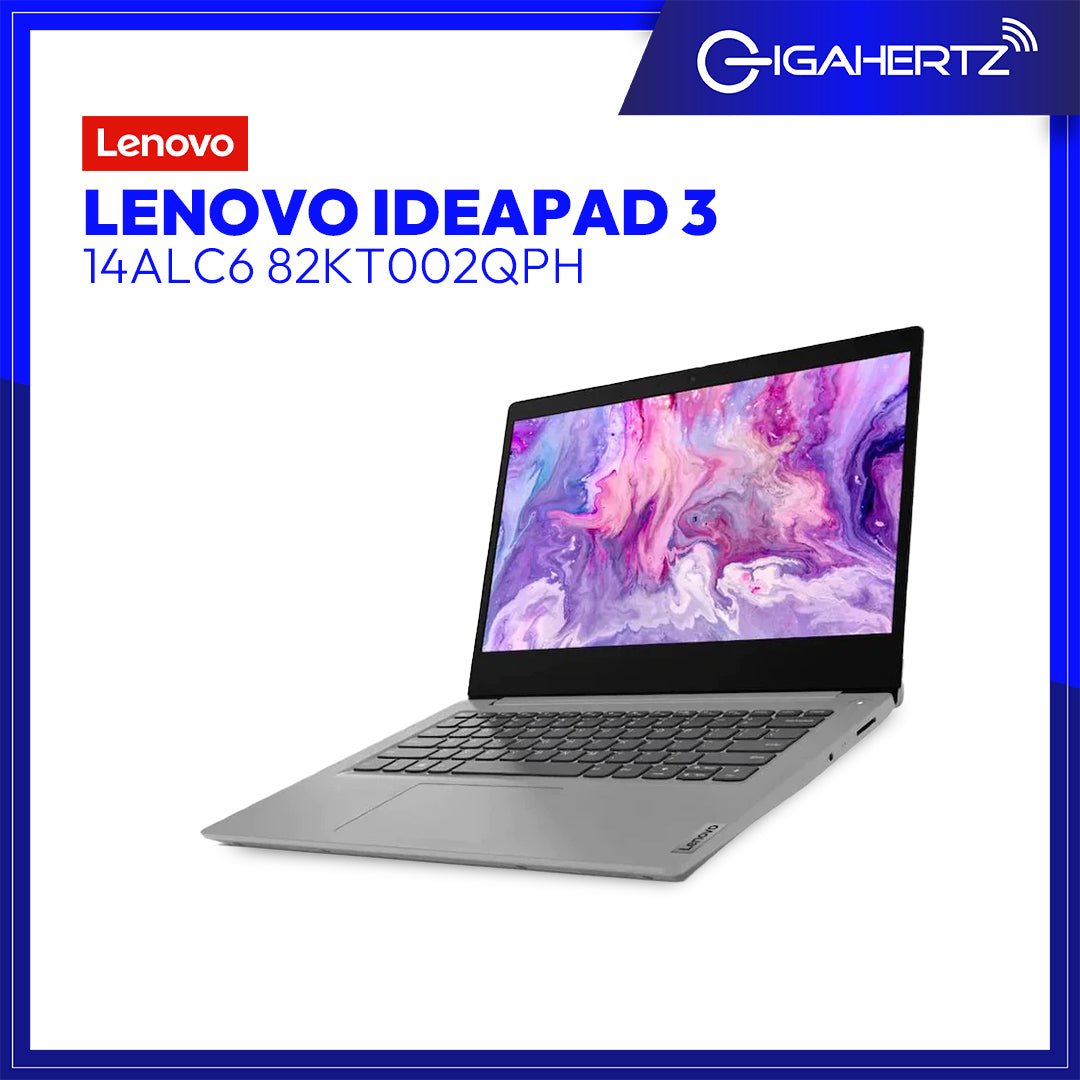 Lenovo IdeaPad 3 14ALC6 82KT002QPH | 14" FHD | Ryzen 3 5300U | Integrated AMD Radeon | 8GB RAM | 512GB SSD | WIN 10 | Gigahertz