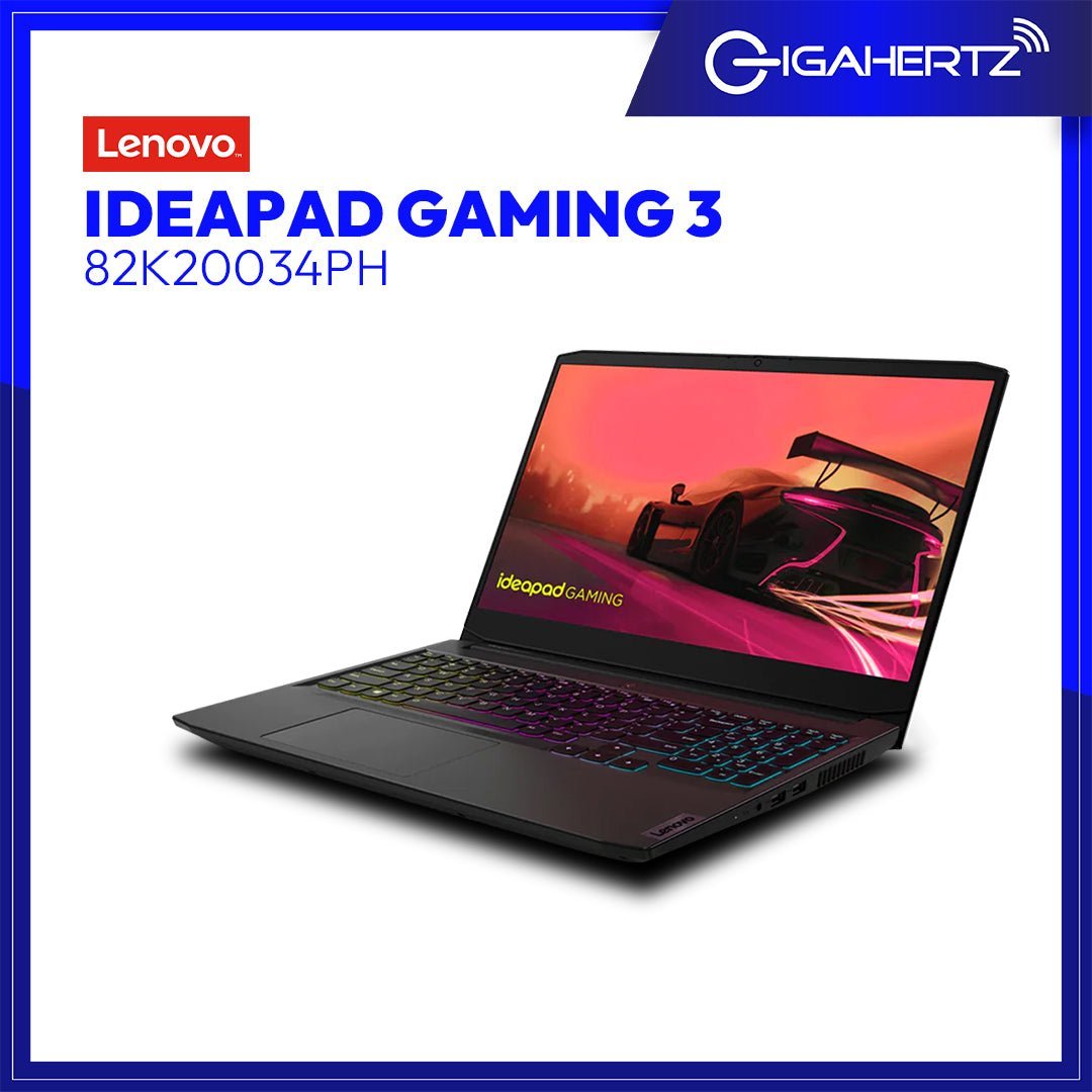 Lenovo IdeaPad Gaming 3 15ACH6 82K20034PH | 15.6" FHD | Ryzen 5 5600H | GeForce GTX 1650 | 8GB RAM | 512GB SSD | WIN 11 | Gigahertz