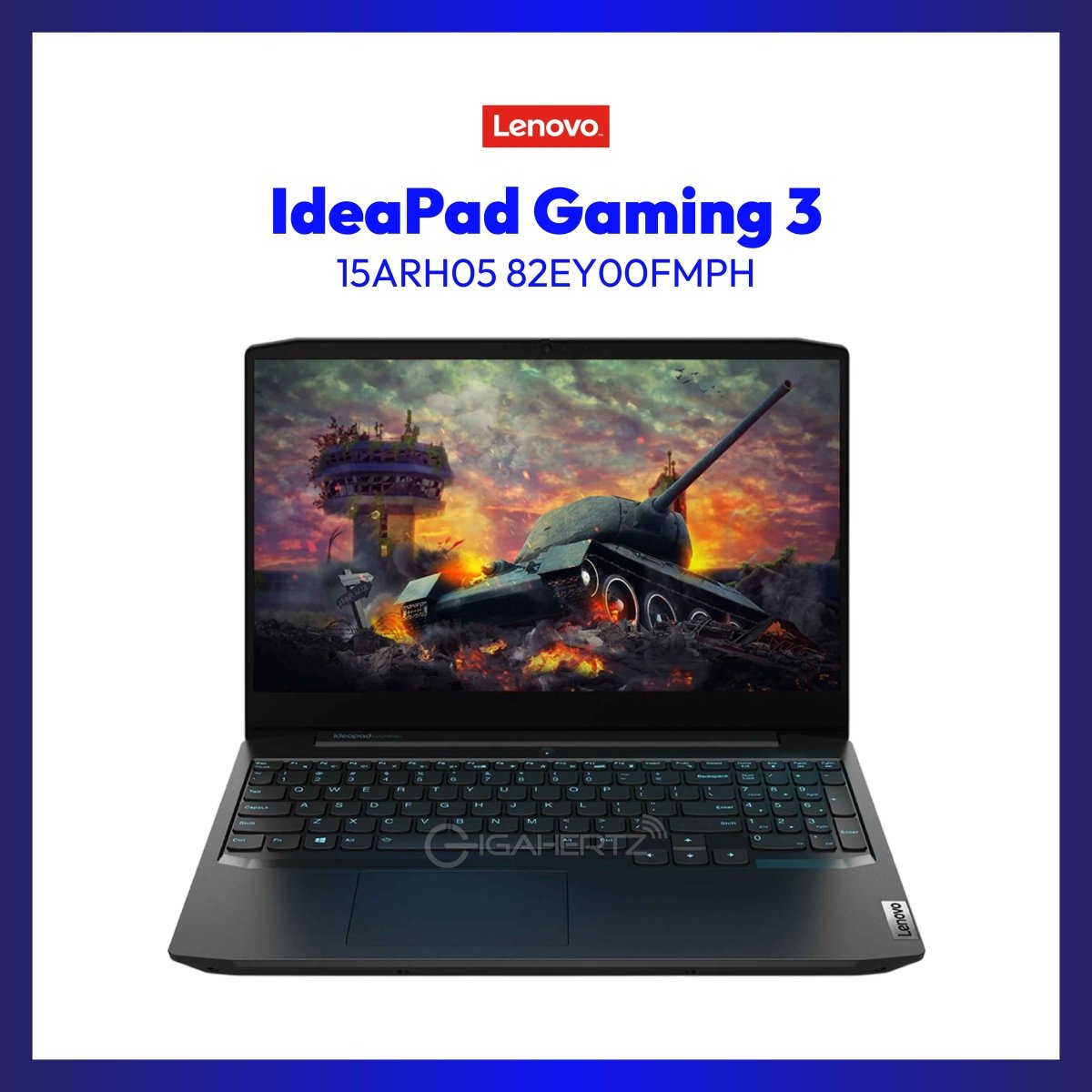 Lenovo IdeaPad Gaming 3 15ARH05 82EY00FMPH | 15.6" FHD | Ryzen 7 4800H | GeForce GTX 1650 | 8GB RAM | 1TB SSD | WIN 10 | GigaHertz
