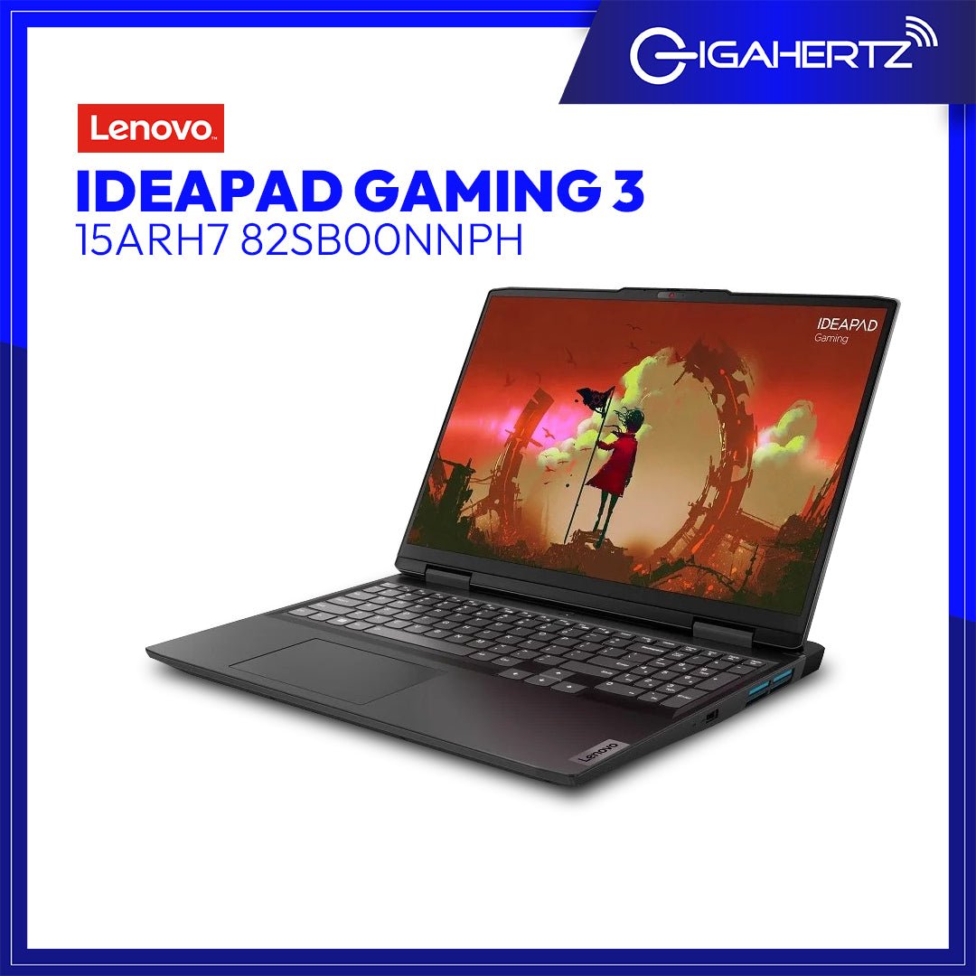Lenovo IdeaPad Gaming 3 15ARH7 82SB00NNPH | 15.6" FHD | Ryzen™ 5 6600H | GeForce RTX 3050 | 8GB RAM | 512GB SSD | WIN 11 | CLEARANCE | GigaHertz