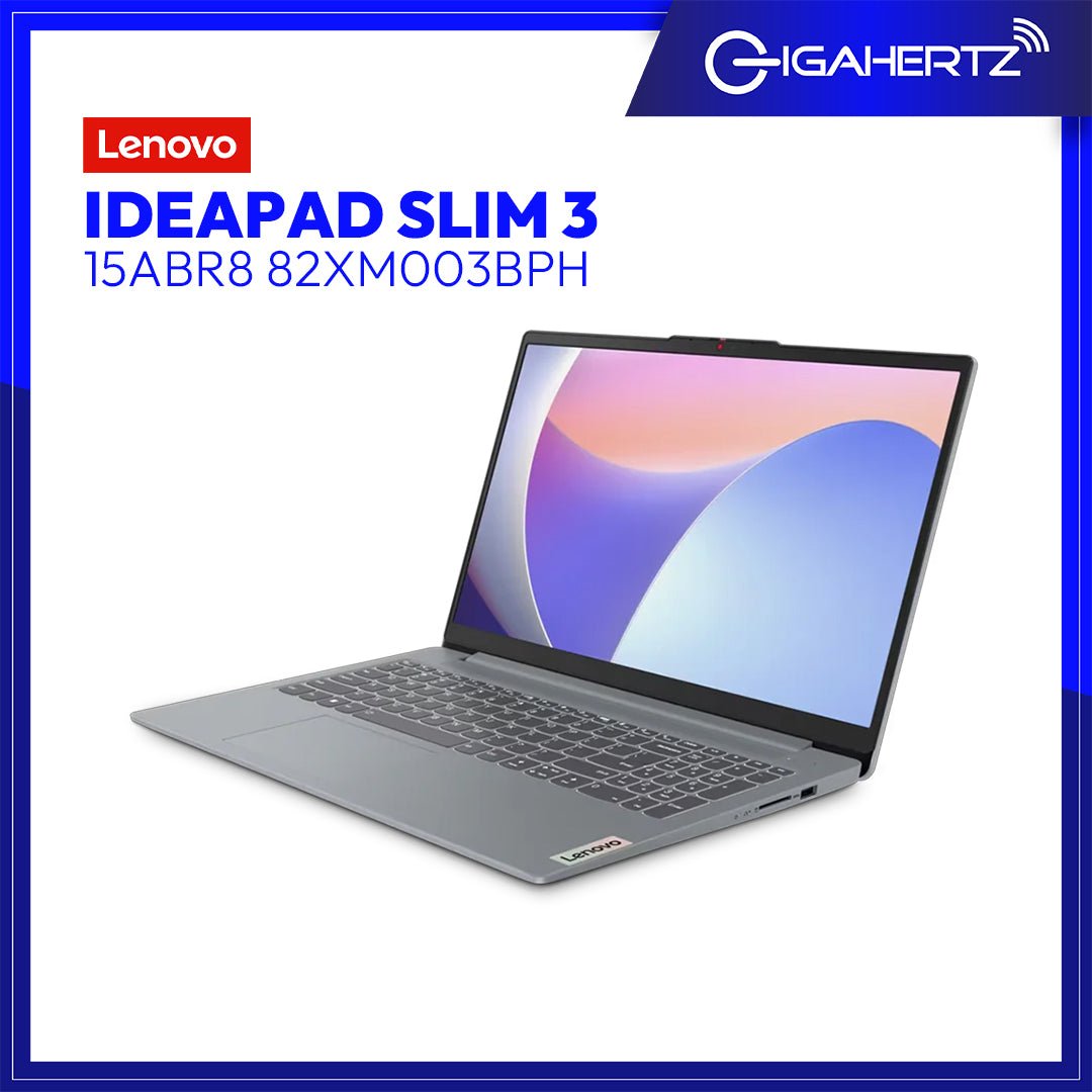 Lenovo IdeaPad Slim 3 15ABR8 82XM003BPH | 15.6" FHD | Ryzen 5 7530U | Radeon Graphics | 16GB RAM | 512GB SSD | WIN 11 | Gigahertz