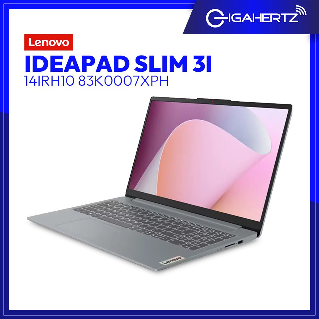 Lenovo IdeaPad Slim 3i 14IRH10 83K0007XPH | 14in WUXGA IPS | Intel Core i5-13420H | 8GB RAM | 512GB SSD | Intel UHD |Win 11 | GigaHertz