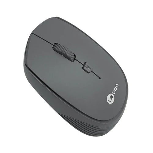 Lenovo Lecoo WS202 | Adjustable DPI | 2.4GHz Wireless | Ergonomic Design | 52g | Grey