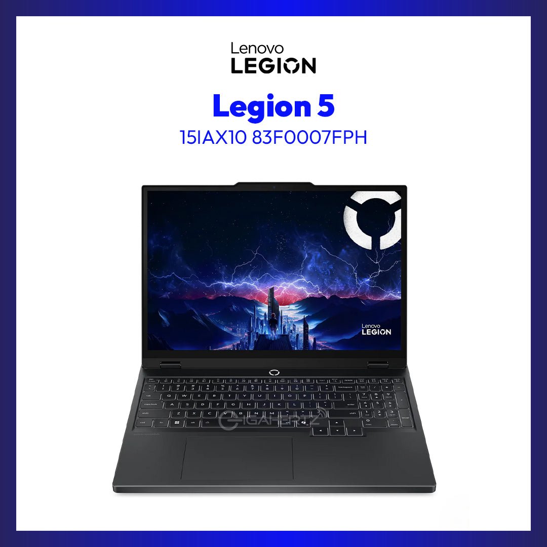 LENOVO LEGION 5 15IAX10 83F0007FPH | Intel Core™ Ultra 7 255HX | 32GB RAM | 1TB SSD | NVIDIA GeForce RTX™ 5060 8GB GDDR7 | Win 11 | GigaHertz