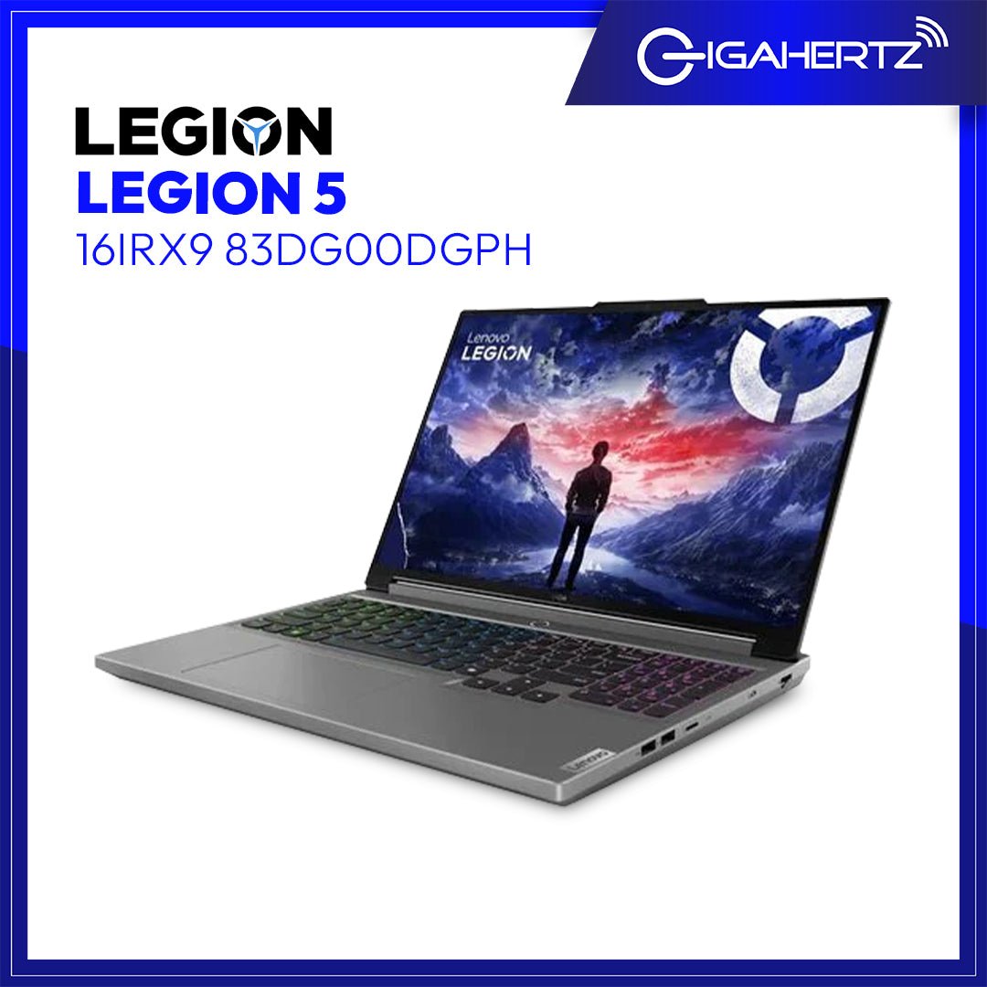 Lenovo Legion 5 16IRX9 83DG00DGPH | 16" WQXGA | i7 - 14650HX | GeForce RTX 4060 | 16GB RAM | 1TB SSD | WIN 11 | Gigahertz