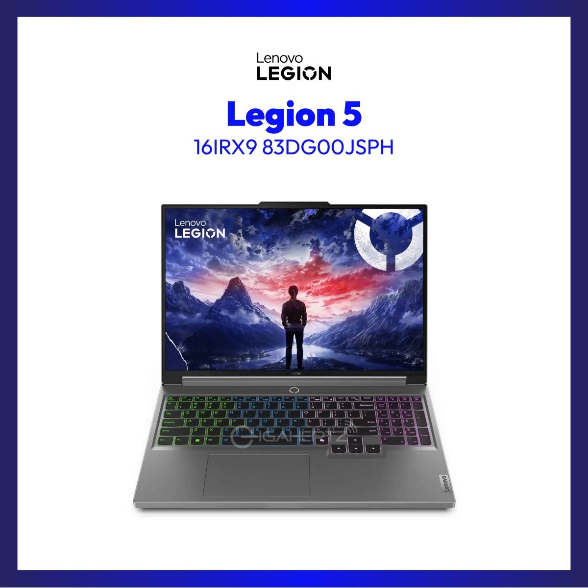 Lenovo Legion 5 16IRX9 83DG00JSPH | 16" WQXGA | i9-14900HX | RTX™ 4060 | 32 GB RAM | 1 TB SSD | WIN 11 | GigaHertz
