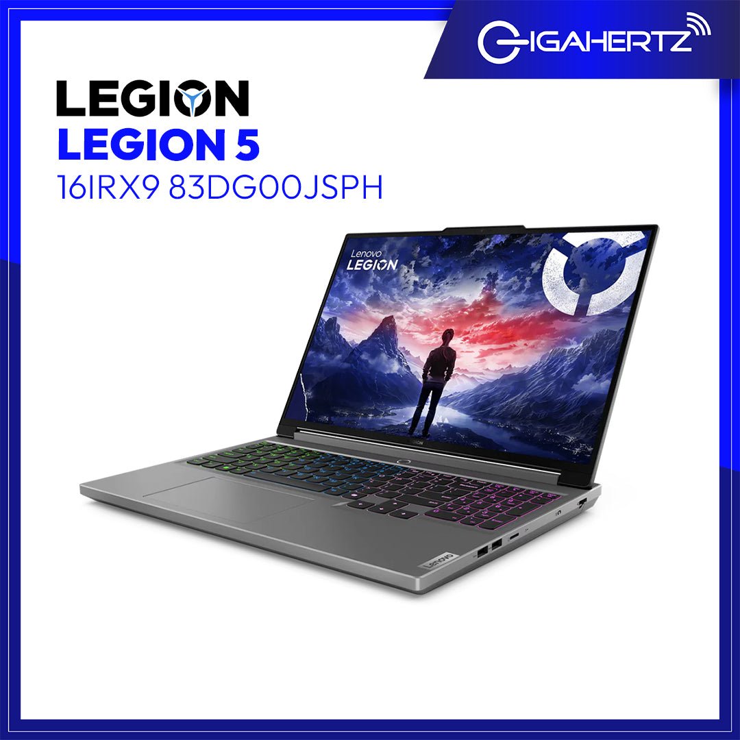 Lenovo Legion 5 16IRX9 83DG00JSPH | 16" WQXGA | i9 - 14900HX | RTX™ 4060 | 32 GB RAM | 1 TB SSD | WIN 11 | Gigahertz