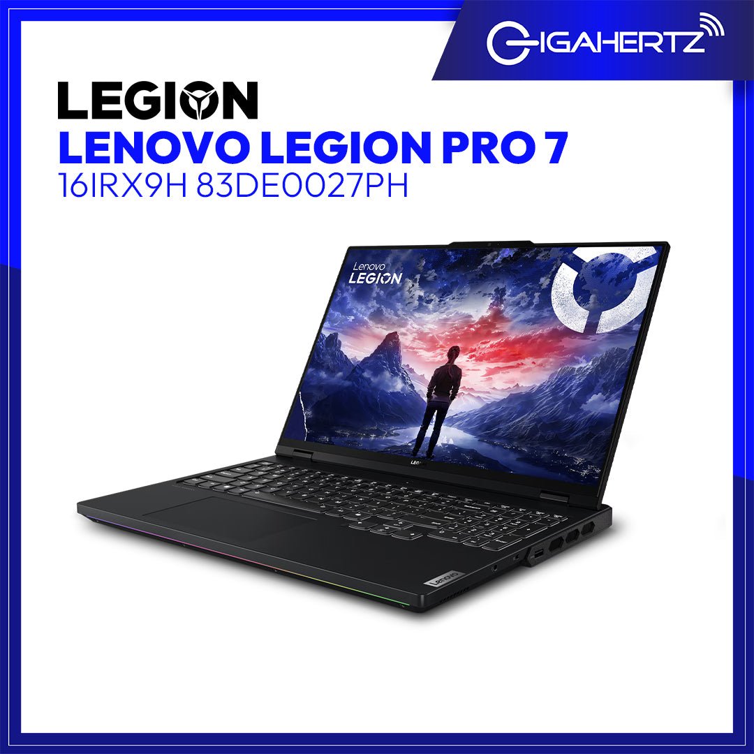 Lenovo Legion Pro 7 16IRX9H 83DE0027PH | 16" WQXGA | i9 - 14900HX | GeForce RTX 4090 | 32GB RAM | 2TB SSD | WIN 11 | Gigahertz