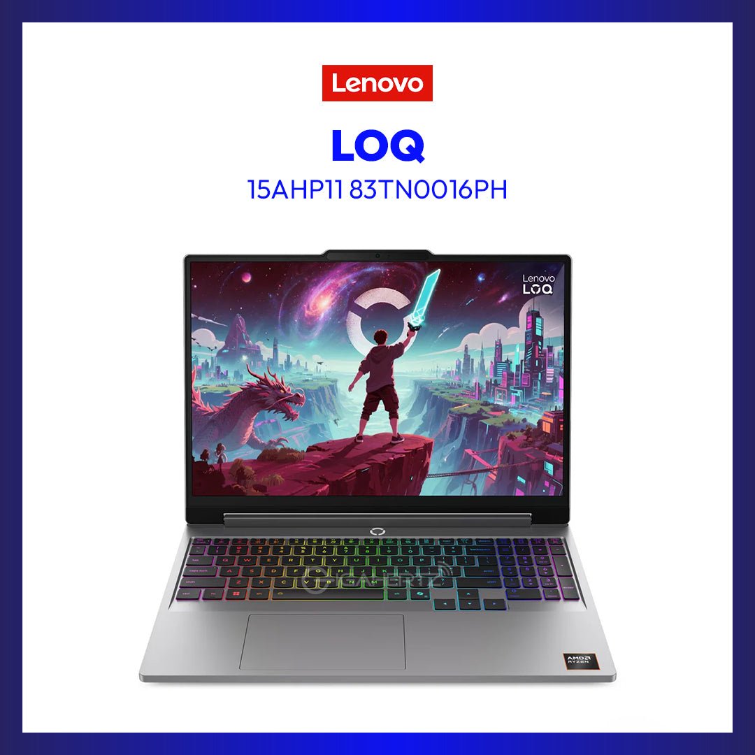 LENOVO LOQ 15AHP11 83TN0016PH RYZEN 7 250 RTX5050/8GB 512GB SSD 16GB WIN11s GREY | GigaHertz