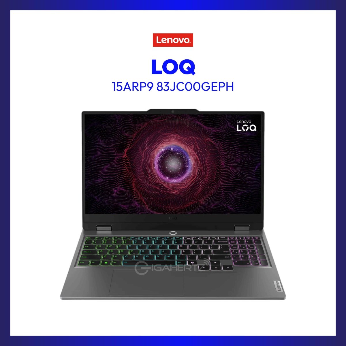 Lenovo LOQ 15ARP9 83JC00GEPH | 15.6" IPS | Ryzen™ 7 7435HS | RTX™ 4050 | 12 GB RAM | 512 GB SSD | WIN 11 | GigaHertz