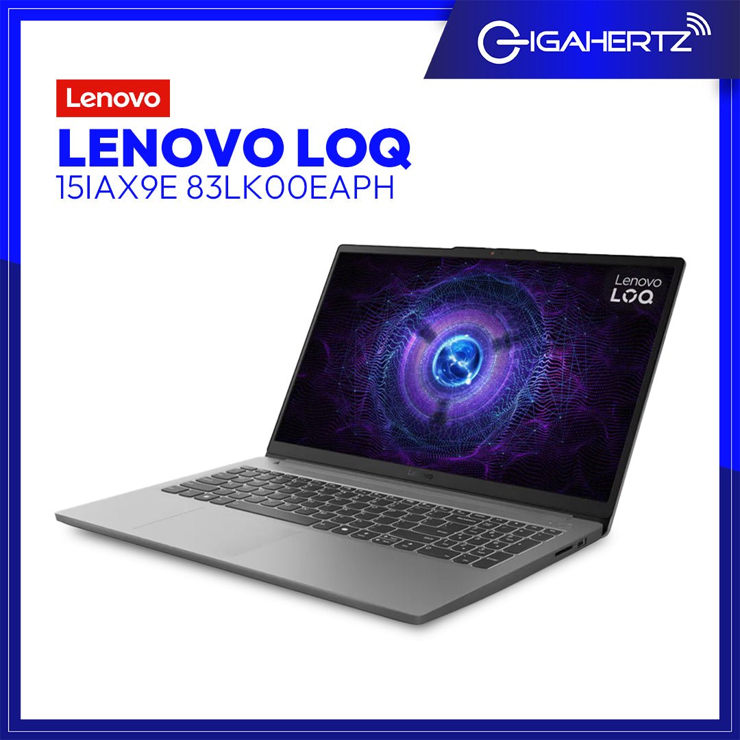 Lenovo LOQ 15IAX9E 83LK00EAPH 15.6″ 144Hz | i5-12450HX | RTX 4050 6GB | 16GB DDR5-4800 | 512GB SSD | GigaHertz