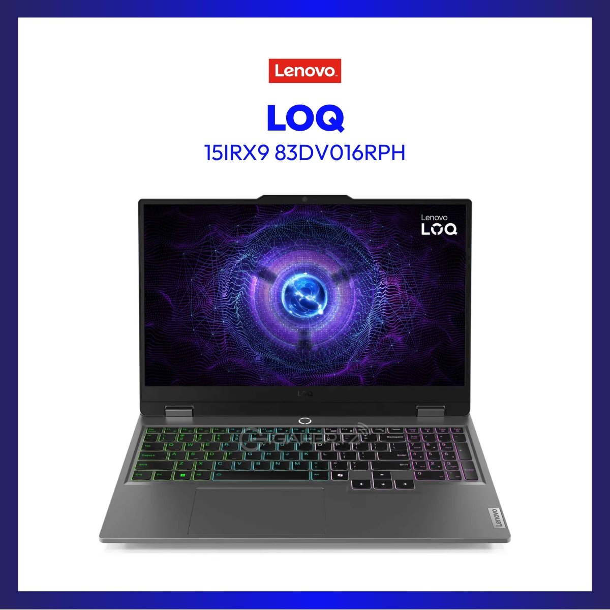 Lenovo LOQ 15IRX9 83DV016RPH | 15.6" FHD | i5-13450HX | RTX™ 4050 | 8 GB RAM | 512 GB SSD | WIN 11 | GigaHertz