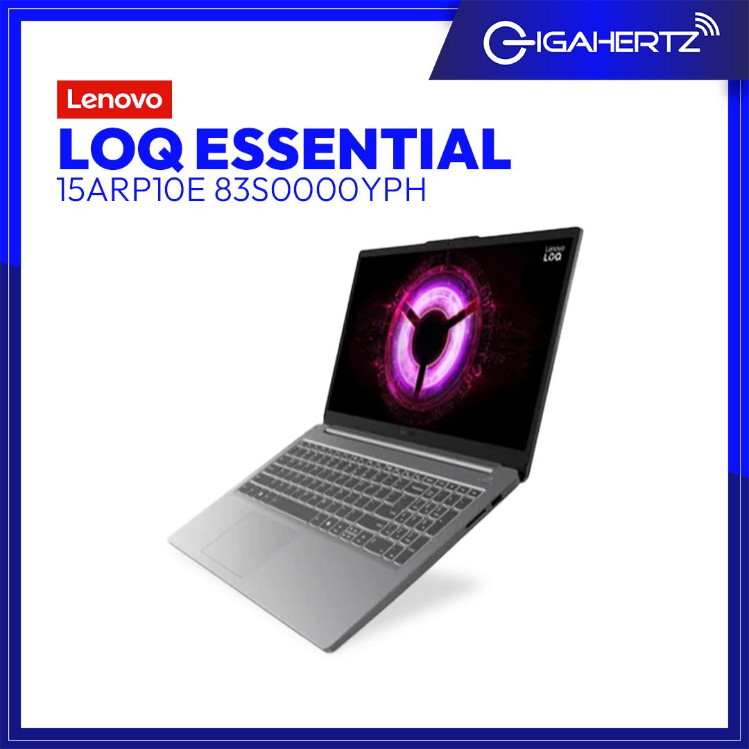 LENOVO LOQ Essential 15ARP10E | 15.6" | AMD Ryzen™ 7| 16GB RAM | 512GB SSD | NVIDIA GeForce RTX™ 4050 6GB GDDR6 | Windows 11 Home Single | GigaHertz