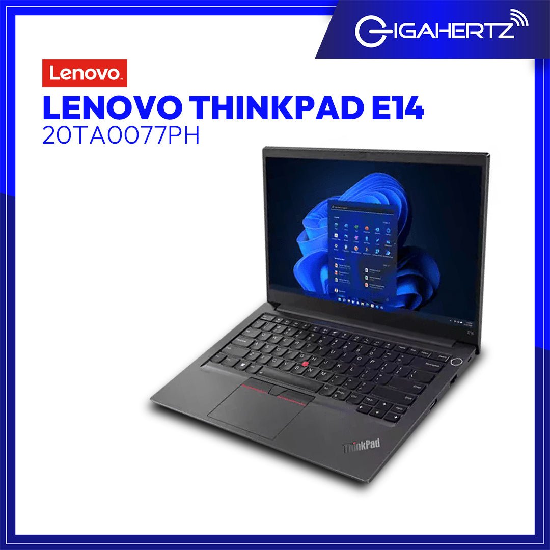 Lenovo ThinkPad E14 20TA0077PH | 14" FHD | i3 - 1115G4 | UHD Graphics | 8GB RAM | 256GB SSD | Laptop Tiangge | Gigahertz