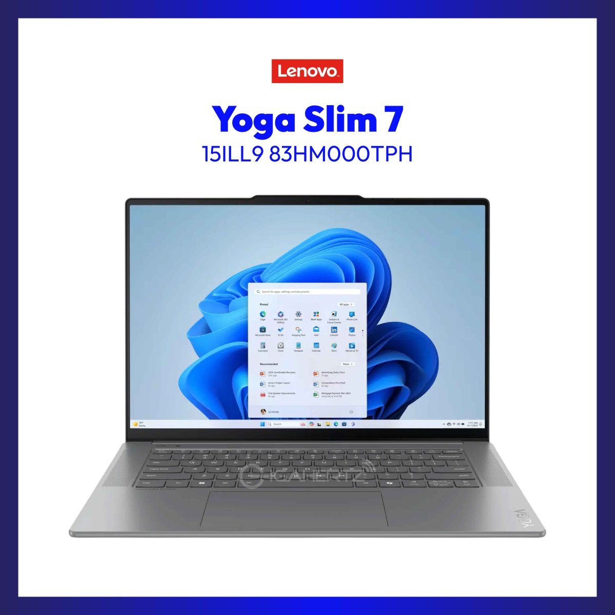 Lenovo Yoga Slim 7 15ILL9 83HM000TPH | 15.3" WQXGA+ | Ultra 7 258V | Intel Arc Graphics 140V | 32GB RAM | 1TB SSD | WIN 11 | GigaHertz