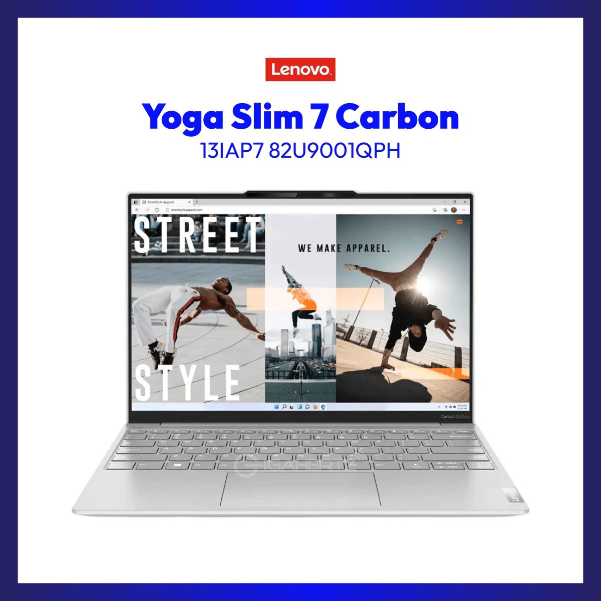 Lenovo Yoga Slim 7 Carbon 13IAP7 82U9001QPH | 13.3" IPS | i5-1240P | Iris Xe Graphics | 8GB RAM | 512GB SSD | WIN 11 | GigaHertz