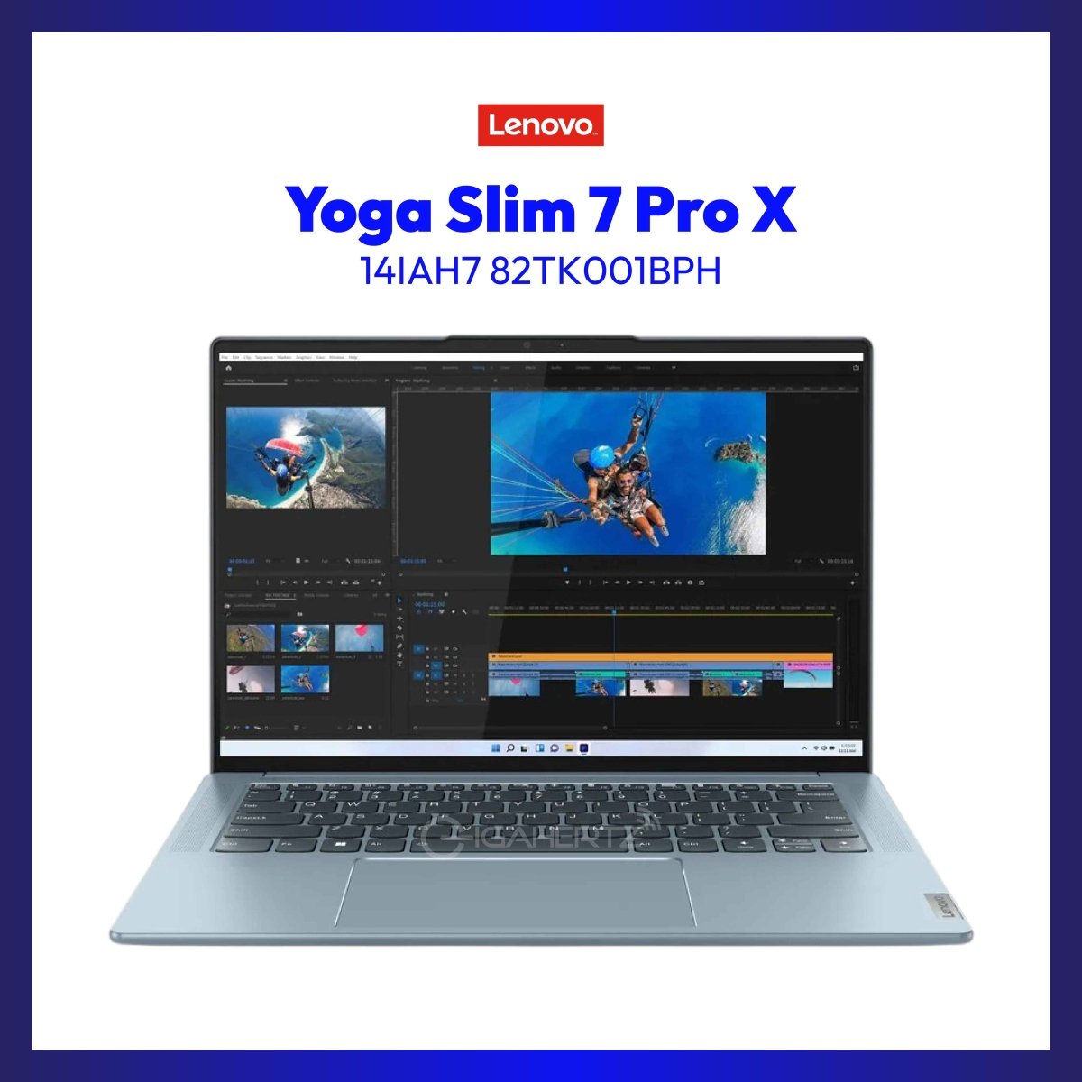 Lenovo Yoga Slim 7 Pro X 14IAH7 82TK001BPH | 14.5" IPS | i5-12500H | Intel Iris Xe Graphics | 16 GB RAM | 512 GB SSD | WIN 11 | GigaHertz