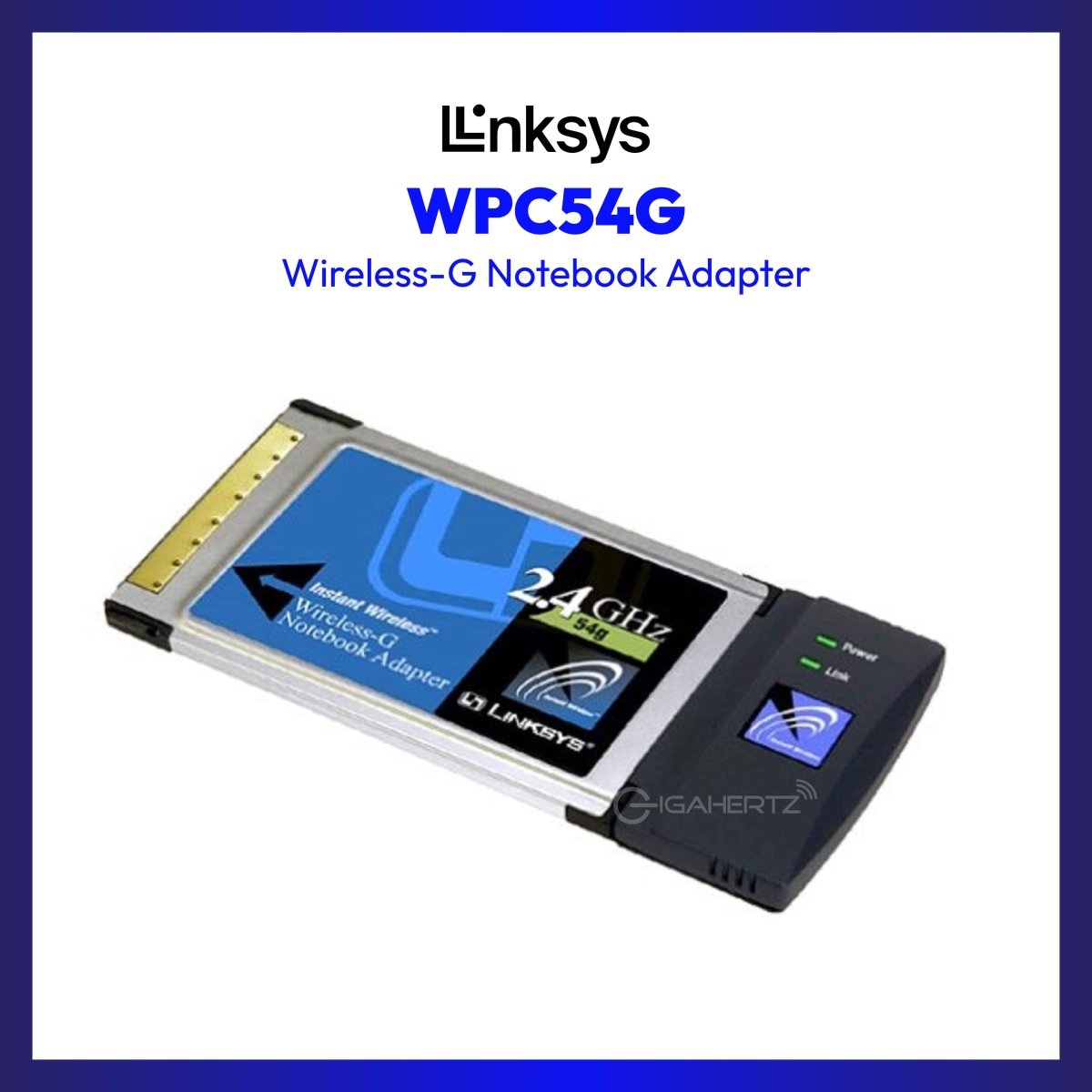 Linksys WPC54G Wireless-G Notebook Adapter | GigaHertz