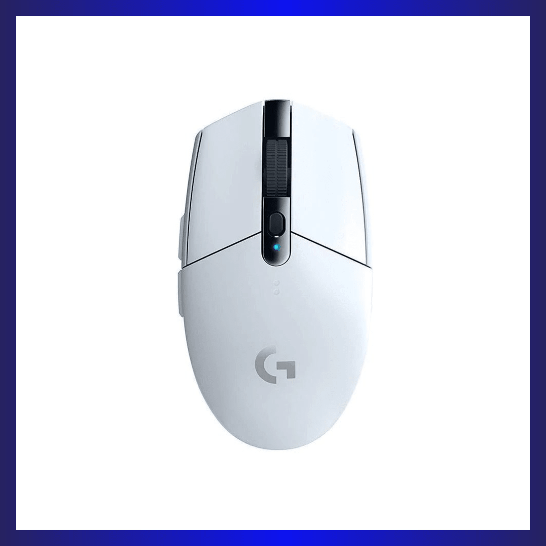 Logitech G304 | 12,000 DPI HERO Sensor | LIGHTSPEED Wireless | 250-Hour Battery Life | White | GigaHertz