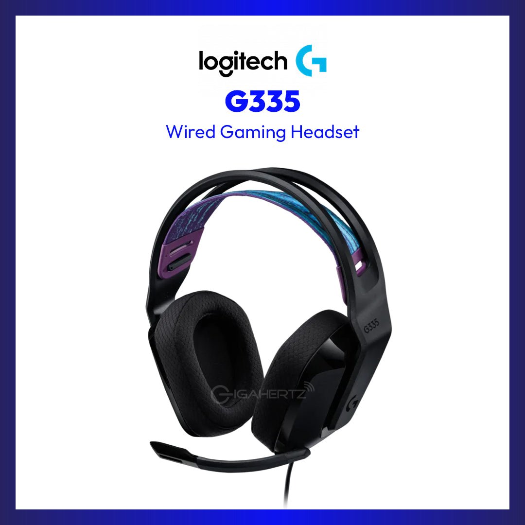 Logitech G335 Wired Gaming Headset (Black) | GigaHertz