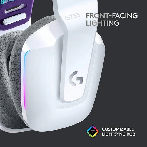 Logitech G733 Lightspeed Wireless RGB Gaming Headset (White) | GigaHertz