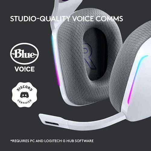 Logitech G733 Lightspeed Wireless RGB Gaming Headset (White) | GigaHertz