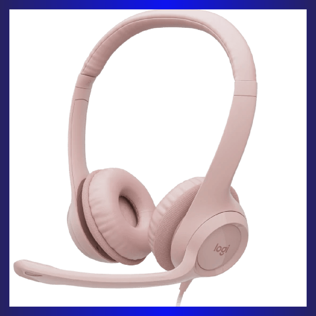 Logitech H390 USB Computer Headset (Rose) | GigaHertz