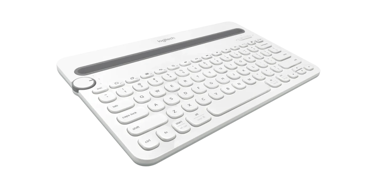 Logitech K480 Bluetooth Multi-Device Keyboard (White)