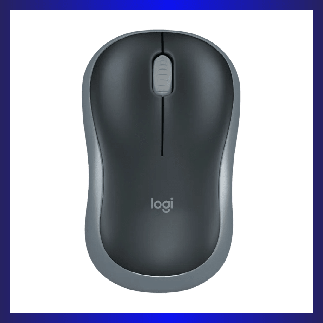 Logitech M185 Wireless Mouse (Black/Gray) | GigaHertz