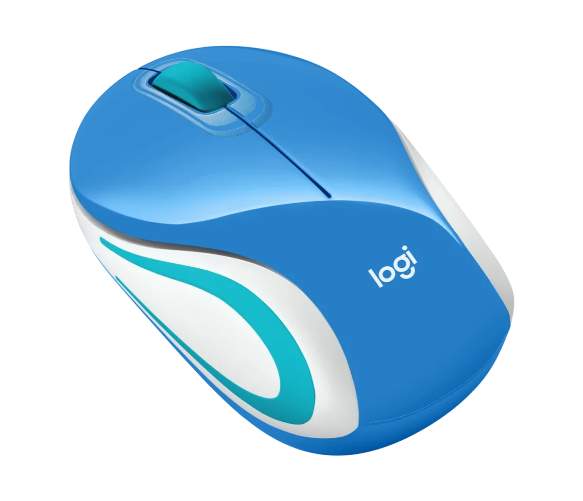 Logitech M187 Mini Wireless Mouse (Palace Blue)