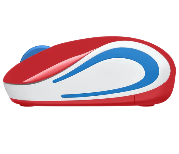 Logitech M187 Mini Wireless Mouse (Red)