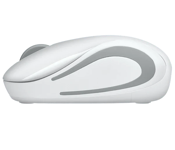 Logitech M187 Mini Wireless Mouse (White)