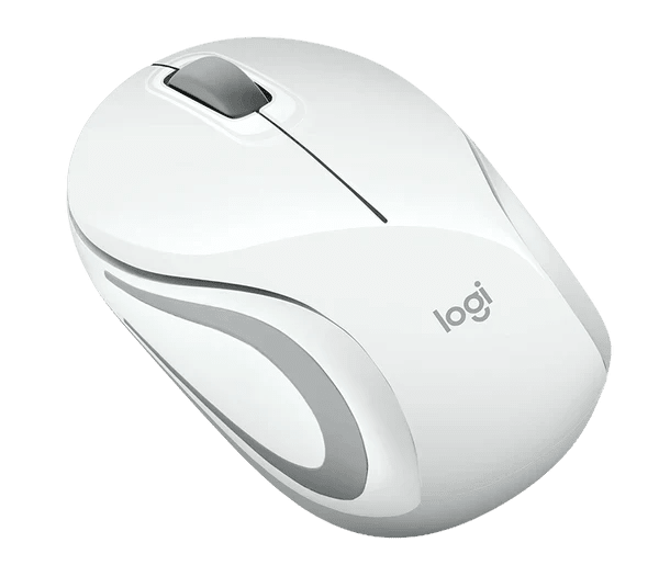 Logitech M187 Mini Wireless Mouse (White) | GigaHertz