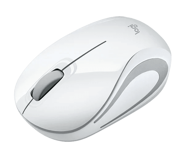 Logitech M187 Mini Wireless Mouse (White) | GigaHertz