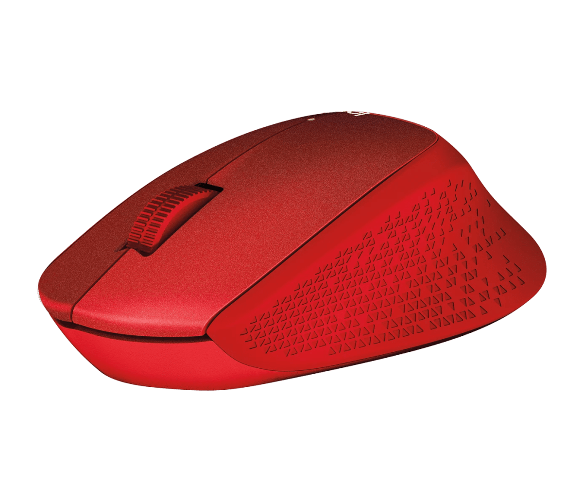 Logitech M331 Silent Plus | 1000 DPI Optical Sensor | 2.4 GHz Wireless | SilentTouch Technology | 18-Month Battery | Red | GigaHertz