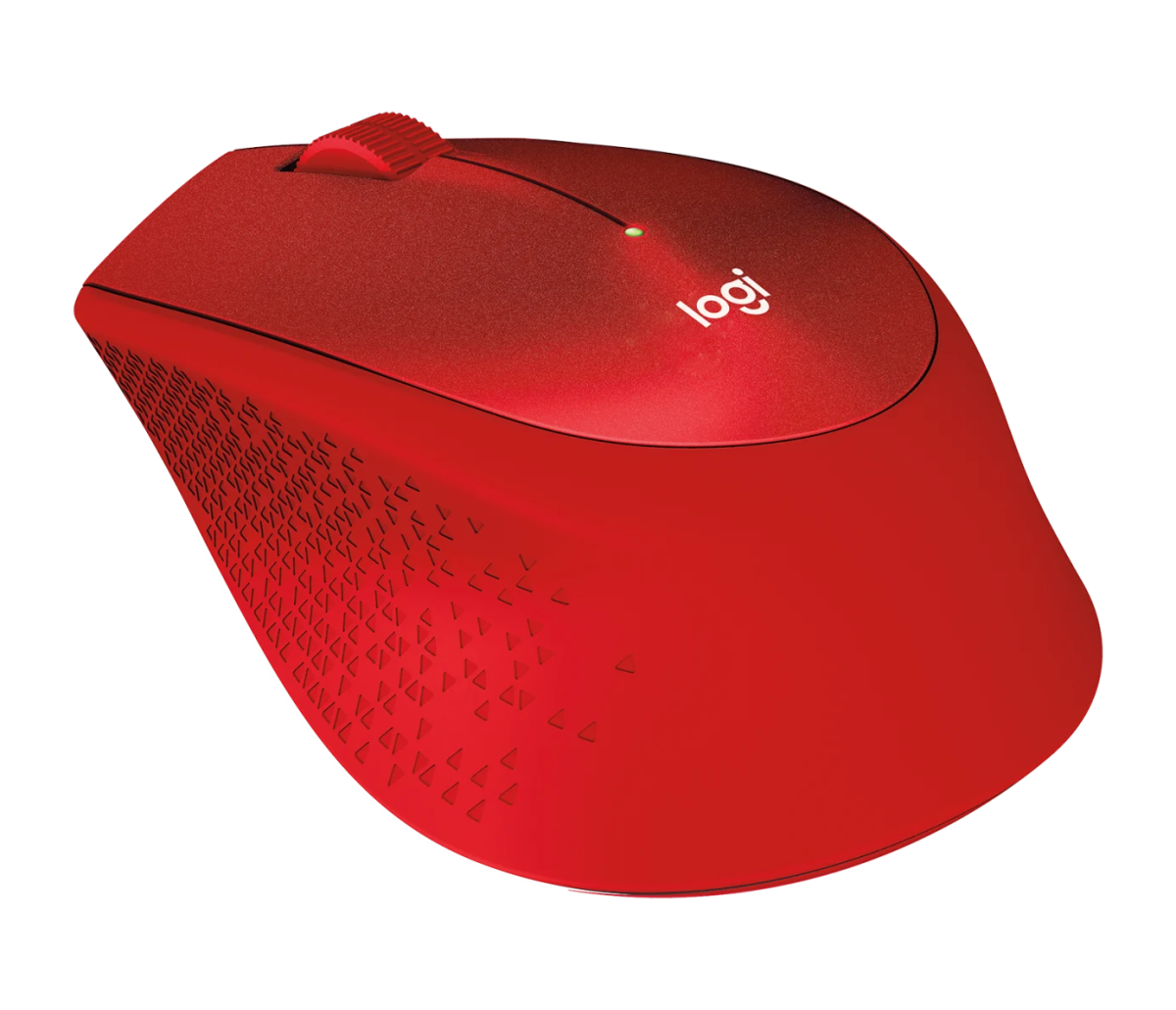 Logitech M331 Silent Plus | 1000 DPI Optical Sensor | 2.4 GHz Wireless | SilentTouch Technology | 18-Month Battery | Red