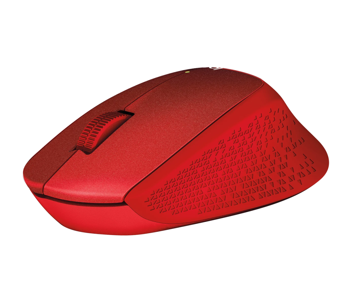 Logitech M331 Silent Plus | 1000 DPI Optical Sensor | 2.4 GHz Wireless | SilentTouch Technology | 18-Month Battery | Red