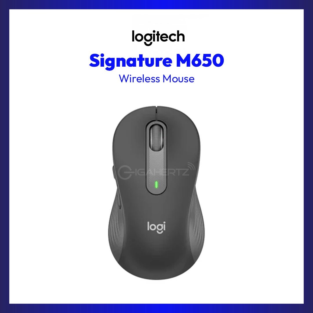 Logitech M650 Signature Wireless Mouse Black | GigaHertz