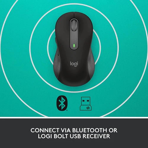 Logitech M650 Signature Wireless Mouse Black | GigaHertz