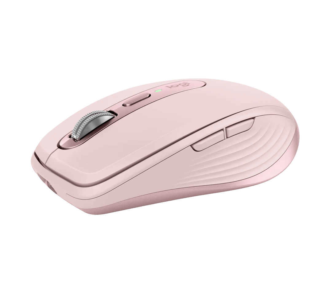 Logitech MX Anywhere 3S | 8000 DPI Darkfield Sensor | Bluetooth Low Energy | 70-Day Battery Life | Rose | GigaHertz