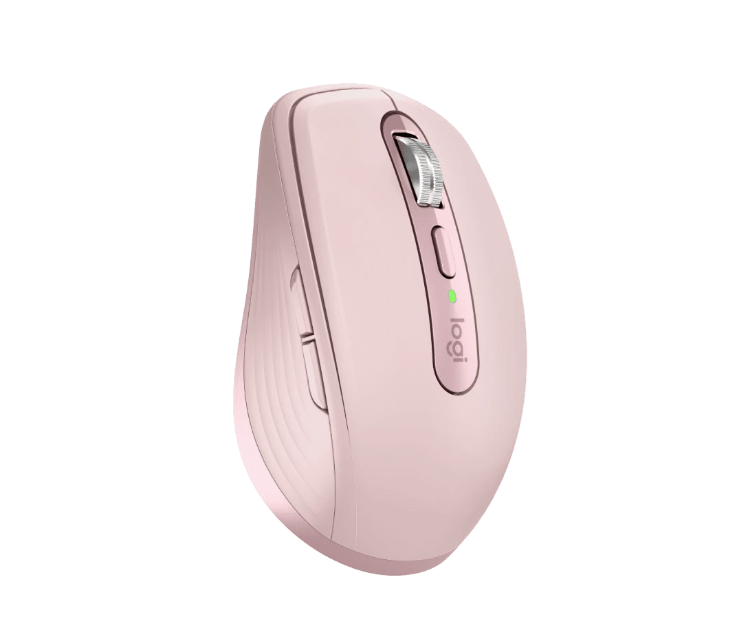 Logitech MX Anywhere 3S | 8000 DPI Darkfield Sensor | Bluetooth Low Energy | 70-Day Battery Life | Rose | GigaHertz