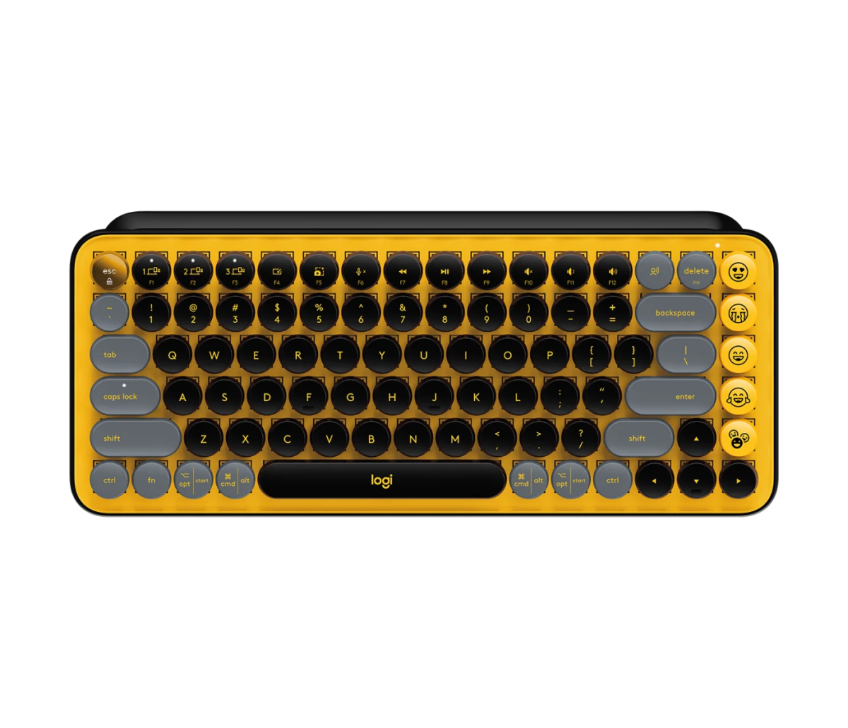 Logitech POP Keys Wireless Mechanical Keyboard With Customizable Emoji Keys | Gigahertz