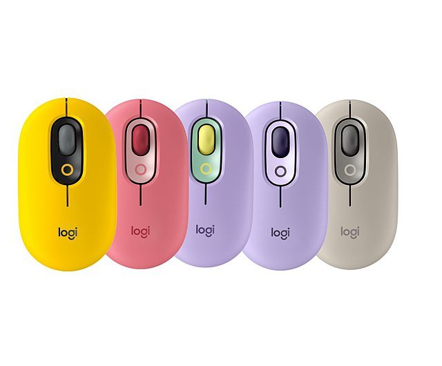 Mouse With Function Logitech POP Wireless Mouse With Emoji Function Button | Gigahertz