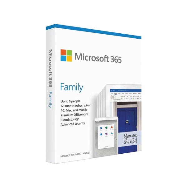 Microsoft 6GQ - 01144 365 Family English Subscription APAC EM 1 License 1 Year P6 | Gigahertz