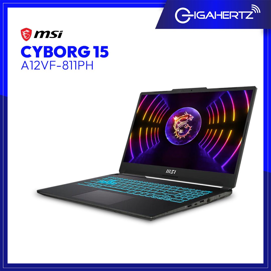 MSI Cyborg 15 A12VF - 811PH | 15.6" FHD | i7 12650H | GeForce RTX 4060 | 16GB RAM | 512GB SSD | WIN 11 | Gigahertz